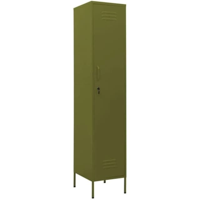 VIDAXL Locker Cabinet Olive Green 35x46x180cm Steel Vidaxl 8720286565643