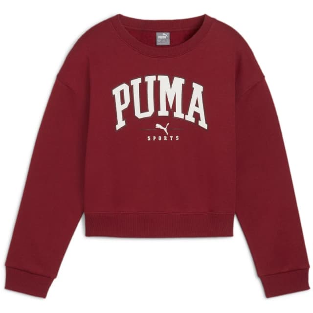 Puma Squad Crew Fl G Sweatshirt Unisex Kids - Red Red 7 - 8 Years