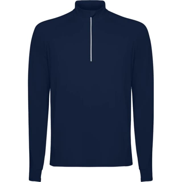 ROLY ROLY Men Estambul Quarter Zip Long-Sleeved Sweatshirt in Navy Size: Small Navy S Male 5063703438384