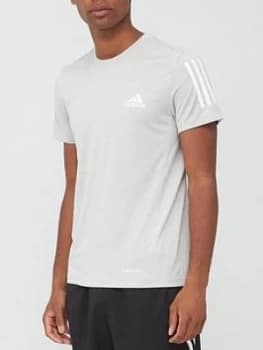 Adidas Aeroready 3-Stripe T-Shirt - Grey