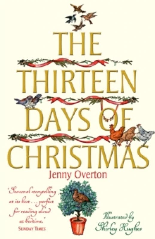 Jenny Overton The Thirteen Days of Christmas Paperback Book Multi