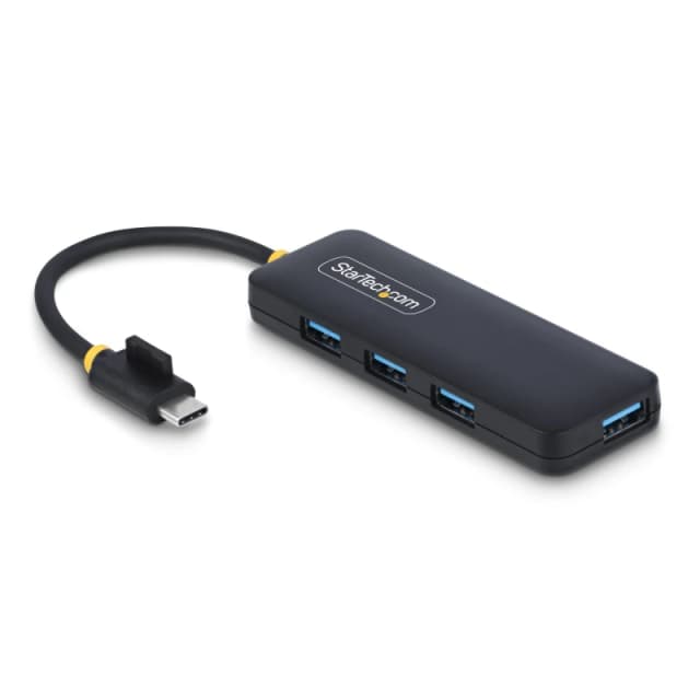 StarTech.com 4-Port USB-C Hub. 5Gbps. USB-C to 4x USB-A. Bus Powered.