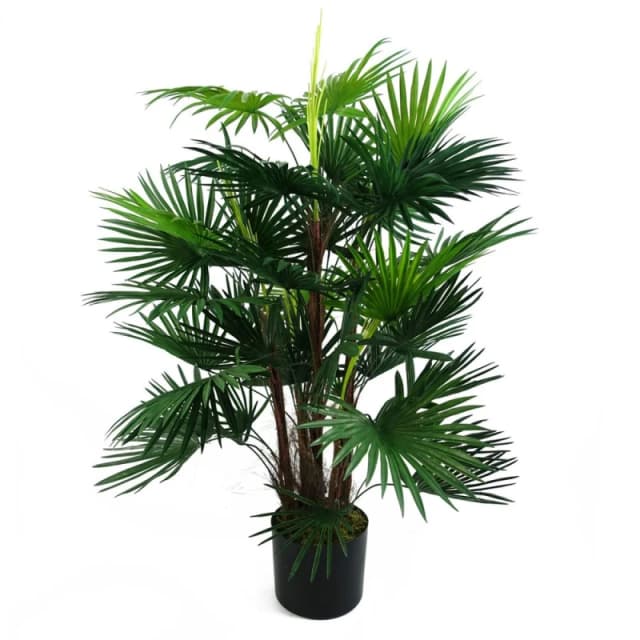 Leaf Fan Palm Artificial Tree 90cm - Realistic plant by Botanik Green