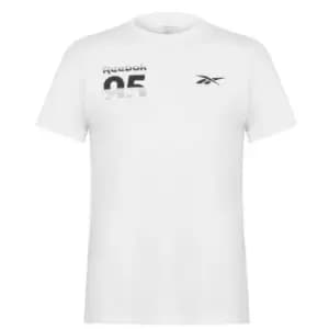 Reebok MYT Graphic T Shirt Mens - White