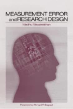 Measurement Error and Research Design by Madhu Viswanathan Book