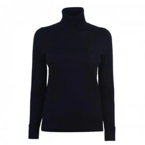 Gant Cotton Turtle Neck Jumper - Blue 433
