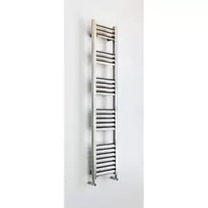 Towelrads Accuro Korle Champagne 1400mm x 500mm Aluminium Towel Warmer - Brushed Aluminium