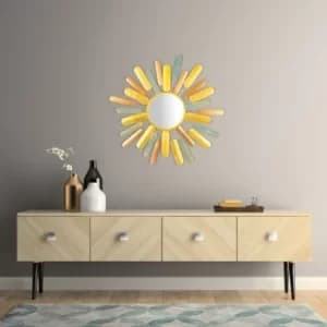 Hacakpur Multicolor Decorative Metal Wall Accessory