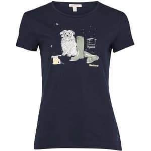 Barbour Womens Rowen Tee Navy 16