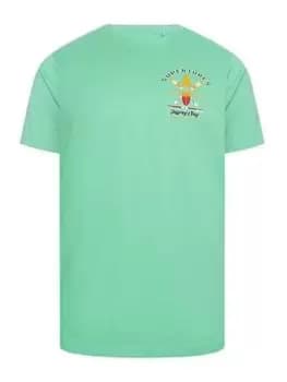 BadRhino Supertubes Spring Bud T-Shirt - Green, Size 2XL, Men