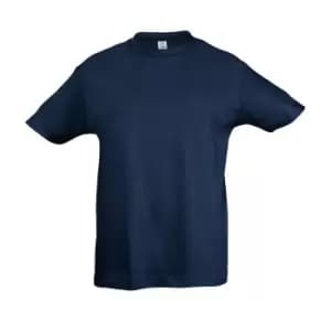 SOLS Kids Regent Short Sleeve T-Shirt (10yrs) (Denim)