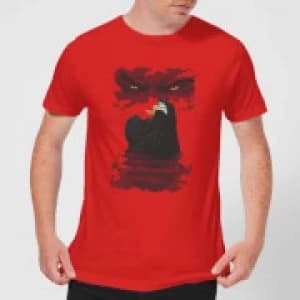 Universal Monsters Dracula Illustrated Mens T-Shirt - Red - L