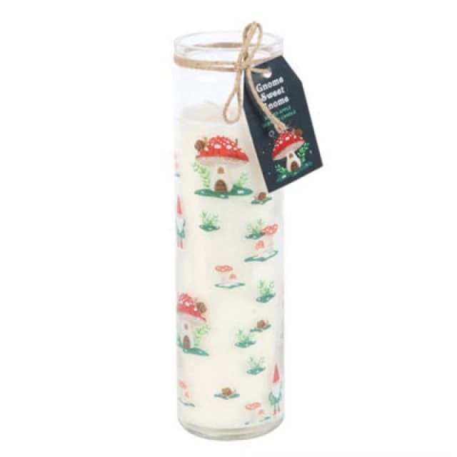 Something Different Something Different Gnome Sweet Gnome Spiced Apple Tube Candle in White White One Size Unisex 5063574233521