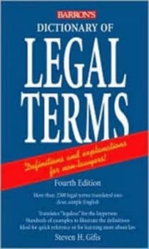 Dictionary of Legal Terms by Steven H Gifis Paperback