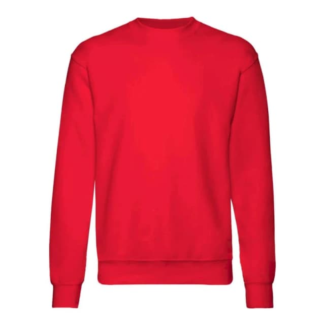 Fruit of the Loom Premium 70 30 Sweatshirt Pack of 2 in Red Size: 12-13 Years Red Unisex 12-13 Years
