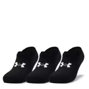 Under Armour Armour Essential Ultra Low 3 Pack Running Socks Ladies - Black