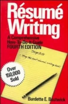 Resume Writing by Burdette E. Bostwick Book