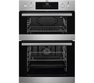 AEG 6000 Built In Electric Double Oven Stainless Steel