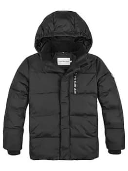 Calvin Klein Jeans Boys Essential Padded Jacket - Black, Size Age: 10 Years