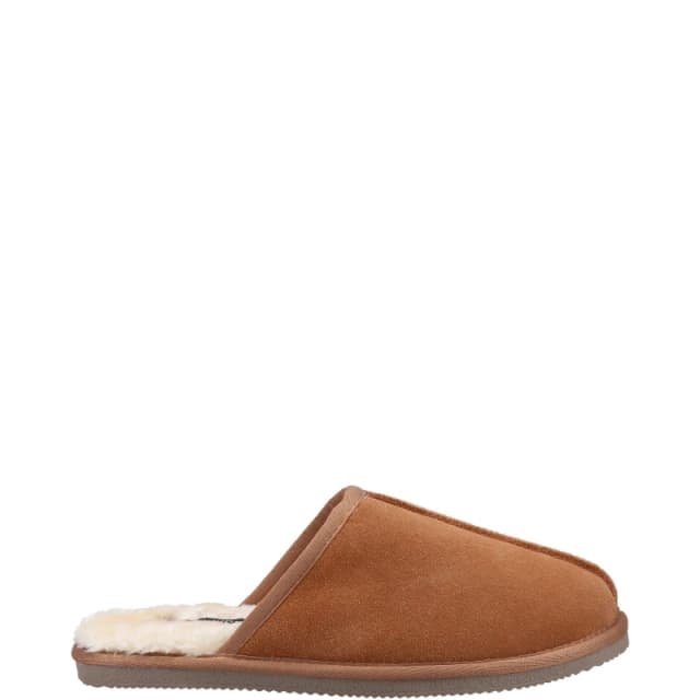 Hush Puppies Hush Puppies Men 'Coady Slipper' Classic Slippers in Tan Size: 6 Tan 6 Male 5038600870261