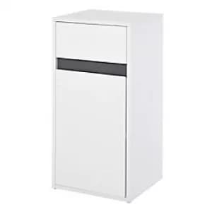 HOMCOM Bathroom Cabinet 834-280 MDF White 350 mm x 310 mm x 730 mm