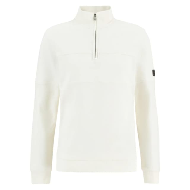 Barbour International Mens Kaspian Half-Zip Sweatshirt Whsper Wht WH32 male M