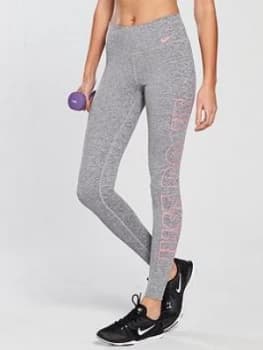 Nike Training Power Legging Exclusive GreyPink Size M Women