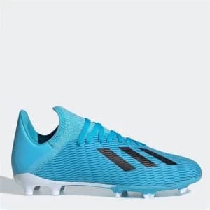 adidas X 19.3 Junior FG Football Boots - Cyan/Black