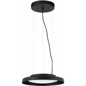 Black pendant light Dolmen