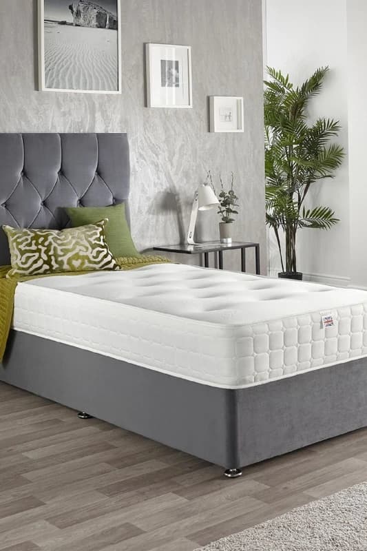 Aspire Aspire Cool Touch Classic Bonnell Roll Mattress in White Size: Double White Double Unisex 5057632154361