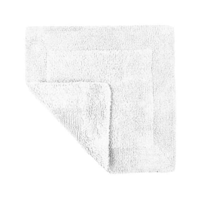 Allure Bath Fashions Elegance Reversible Heavyweight Shower Mat - White