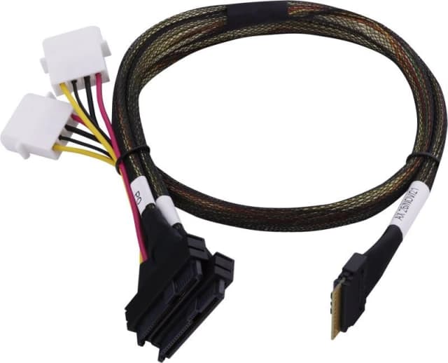 MICROCHIP TECHNOLOGY Microchip Technology 2305200-R Serial Attached SCSI (SAS) cable 0.8 m Black, Multicolour 2305200-R