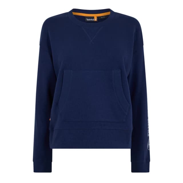 Timberland Womens Crew Lin Iride Crew Sweatshirt Peacoat female 10 (S)