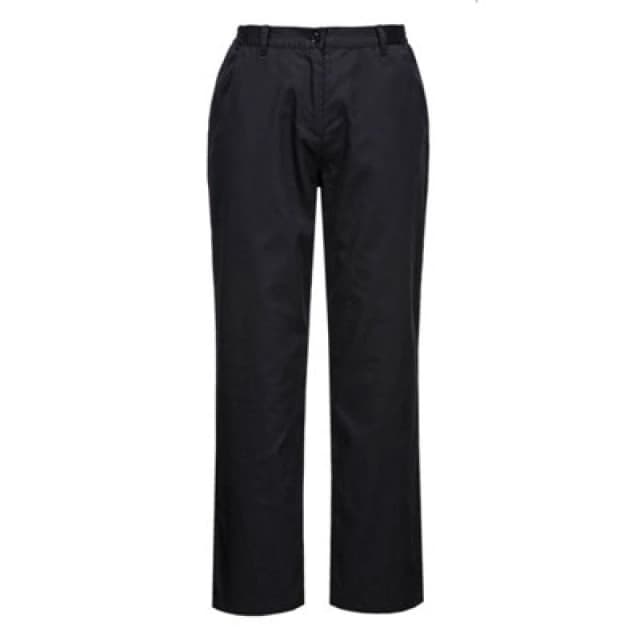 Portwest C071 Rachel Chef Trousers Black C071BKRM Colour: Black