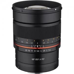 Samyang 85mm f1.4 MF Lens for Canon RF Mount