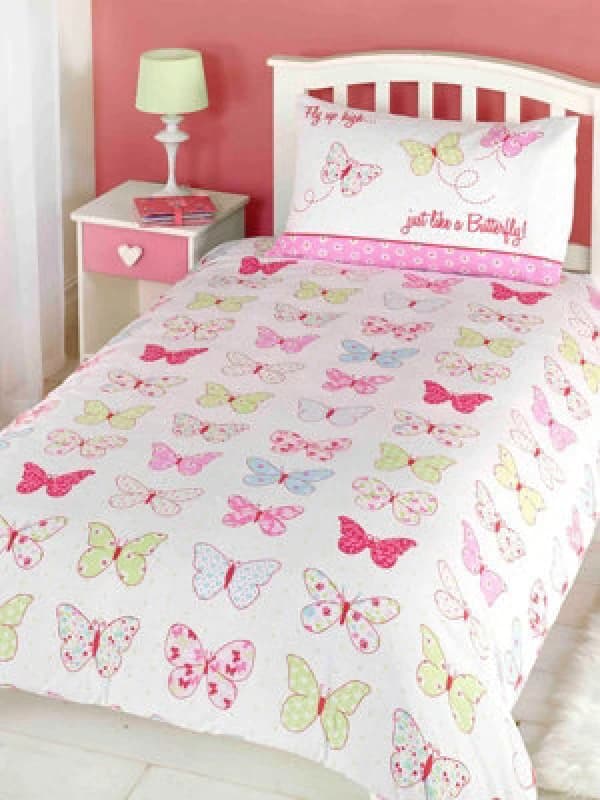 Fly Up High Butterfly Double Duvet Cover Set