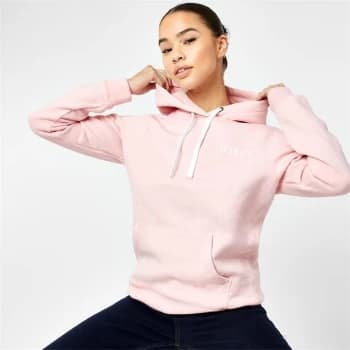 Jack Wills Wills Classic Logo Hoodie - Blush