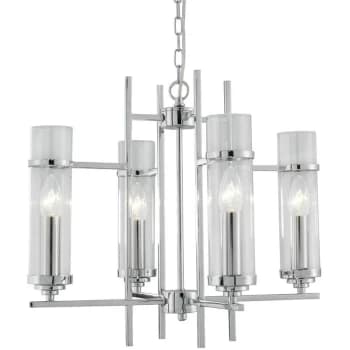 Searchlight Lighting - Searchlight Milo - 4 Light Multi Arm Ceiling Pendant Chrome, Glass Four, E14