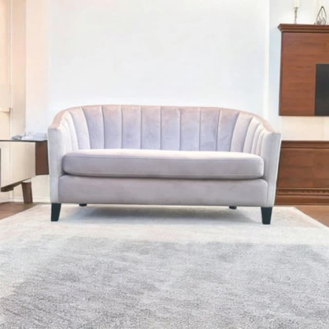 MSL 147CM 2 SEATER Pink VELVET LOVESEAT