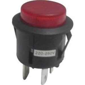 Pushbutton 250 V AC 6 A 1 x OffOn SCI R13 527AL