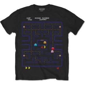 Pac-Man - Game Screen Unisex Small T-Shirt - Black