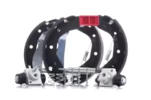 TRW Brake Set, drum brakes with wheel brake cylinder GSK1624 OPEL,DAEWOO,VAUXHALL,Corsa C Schragheck (X01),Astra G CC (T98),Astra G Caravan (T98)