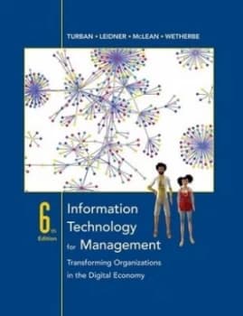 Information Technology for Management by Efraim Turban Hardback