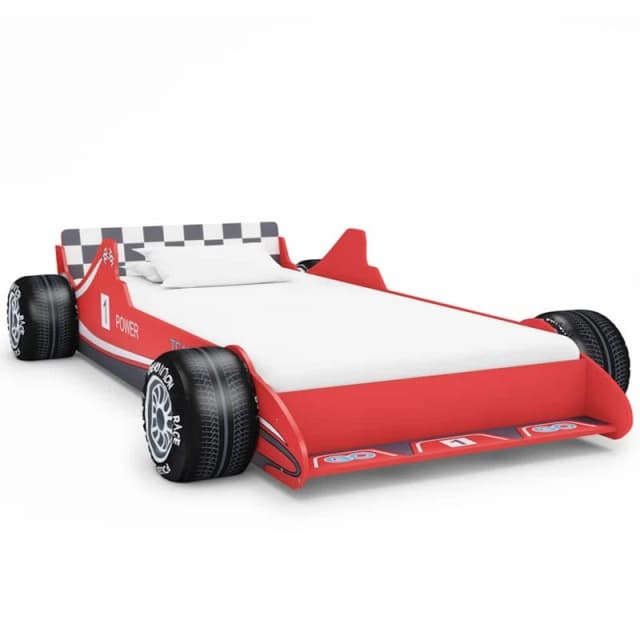 VIDAXL Children's Race Car Bed 90x200cm Red Vidaxl 245660