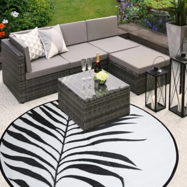 Jupiter - Round Outdoor Rug - Waterproof - 200X200