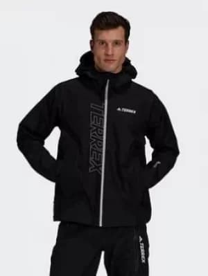 adidas Terrex Gore-tex Paclite Rain Jacket, Black Size M Men
