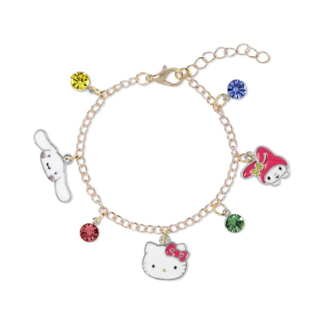 KIDS EUROSwan Hello Kitty Madchen-Charm-Kette verstellbares Armband Einheitsgroße Metall Kein Edelstein