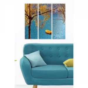 MDF2363340 Multicolor Decorative MDF Painting (3 Pieces)