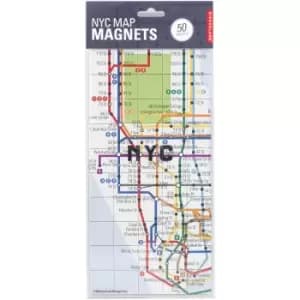 Kikkerland New York Map Magnets