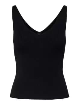 ONLY V-neck Sleeveless Top Women Black